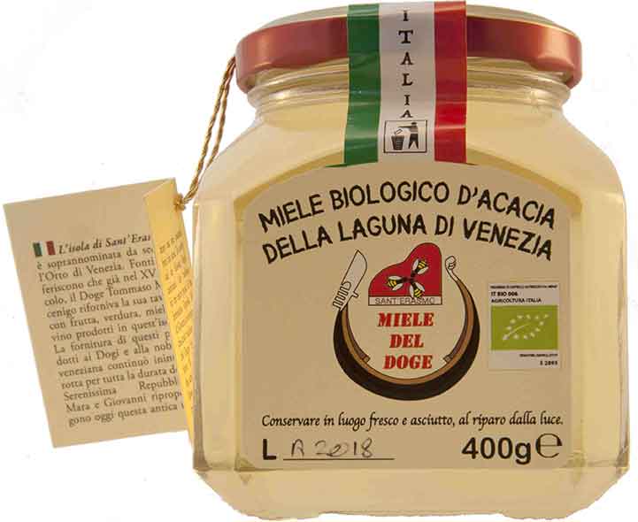 organic honey from Venice: acacia