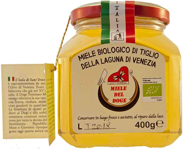 organic honey from Venice: linden